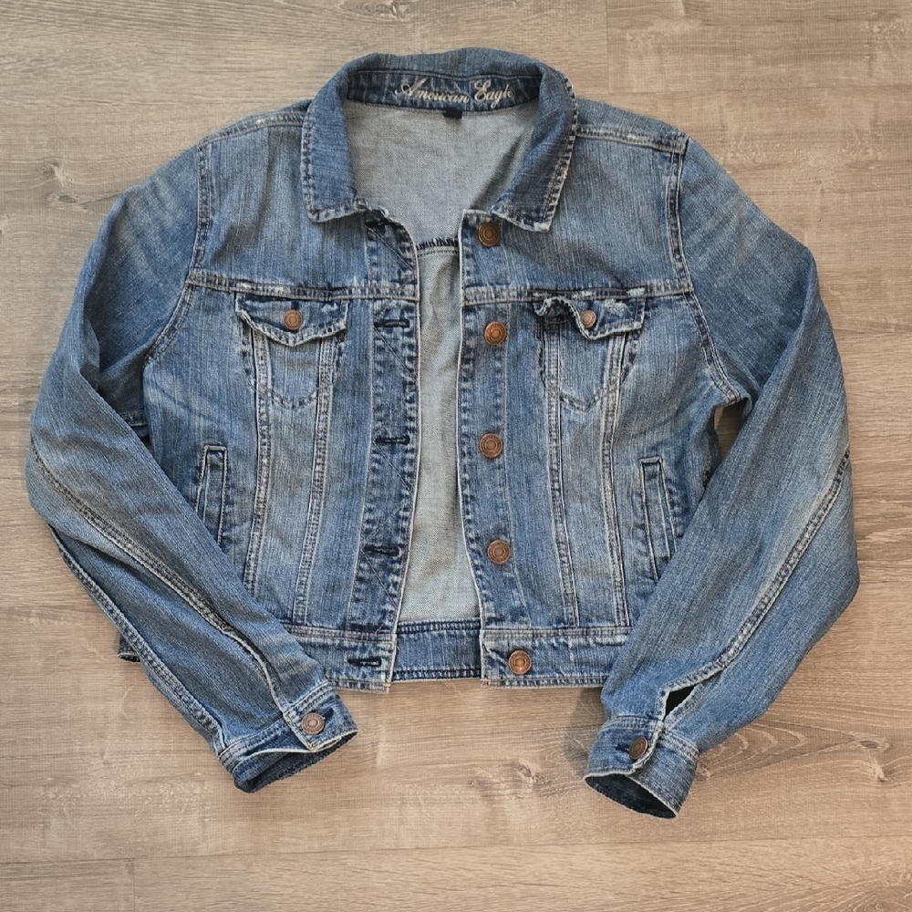 American Eagle Outfitters Blue Jean Jacket